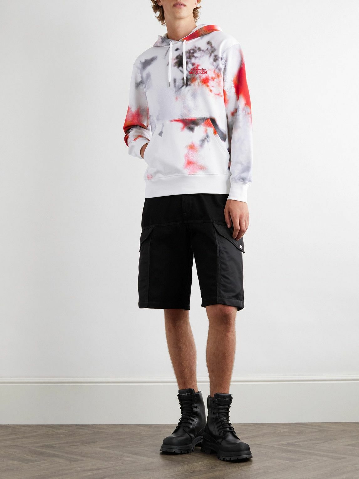 White alexander mcqueen cheap hoodie