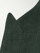 Richard James - Double-Breasted Linen Suit Jacket - Green