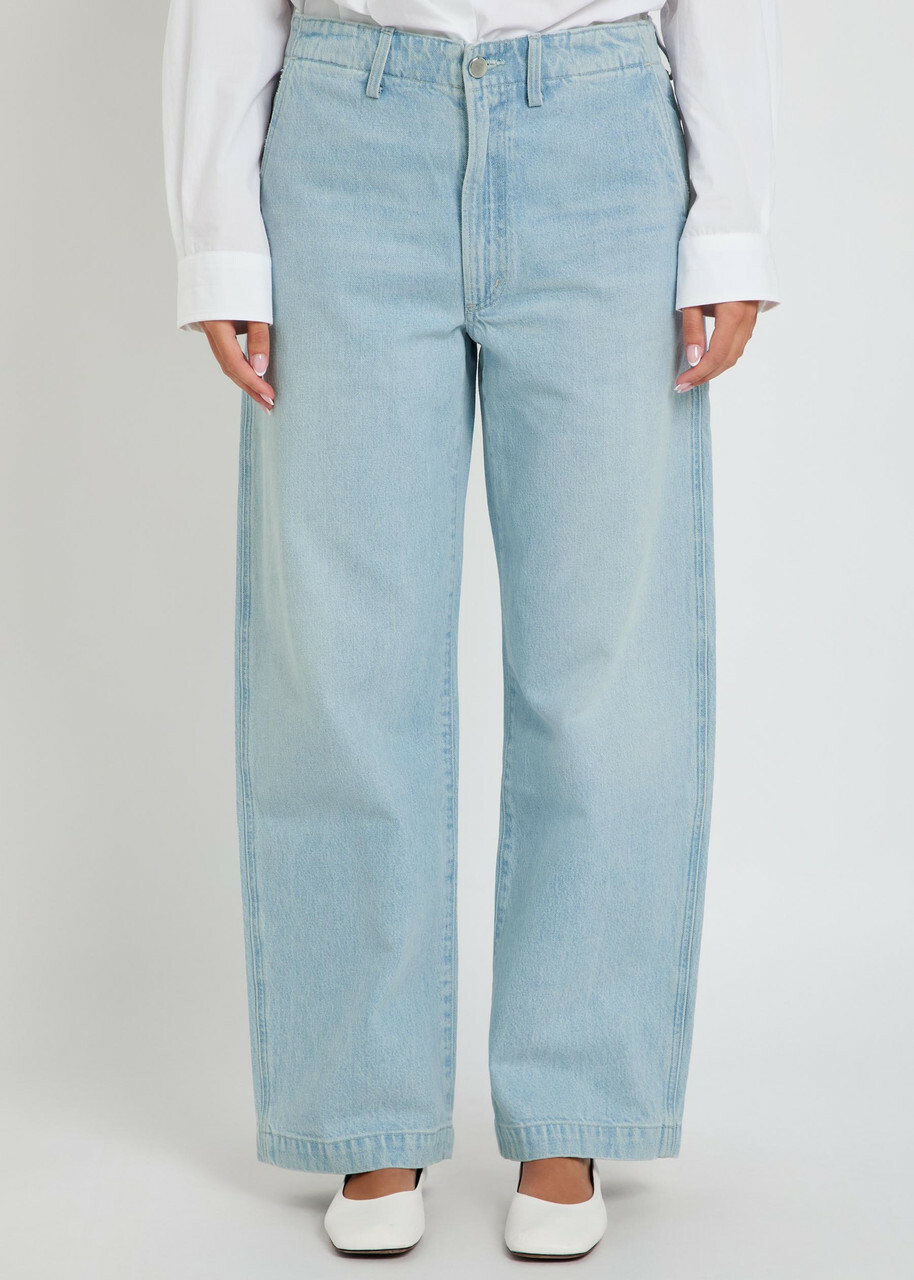 Agolde X Maria Mcmanus Wide-leg Jeans Light Blue