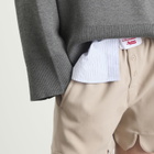 Charles Jeffrey Loverboy Women's Formal Scalloped Boxer Shorts in Beige