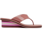Chloé Pink Swimming Cool Wedge Sandals