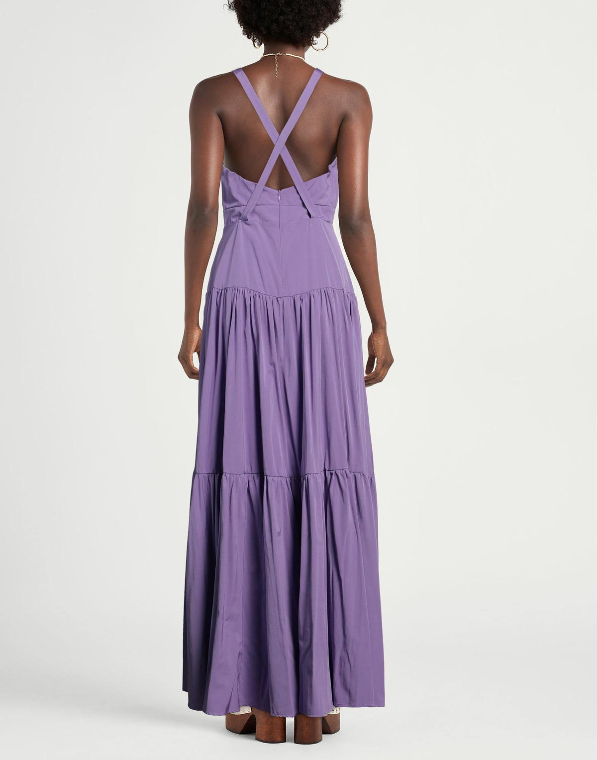 Manila Grace Womens Maxi dress in Purple