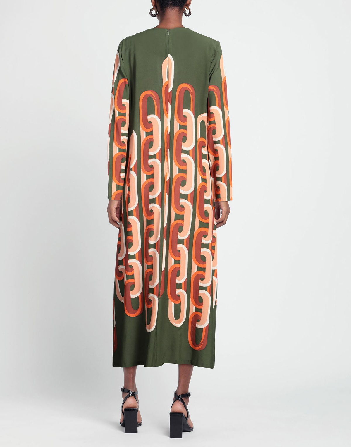 La Doublej Womens Midi dress Military in Green