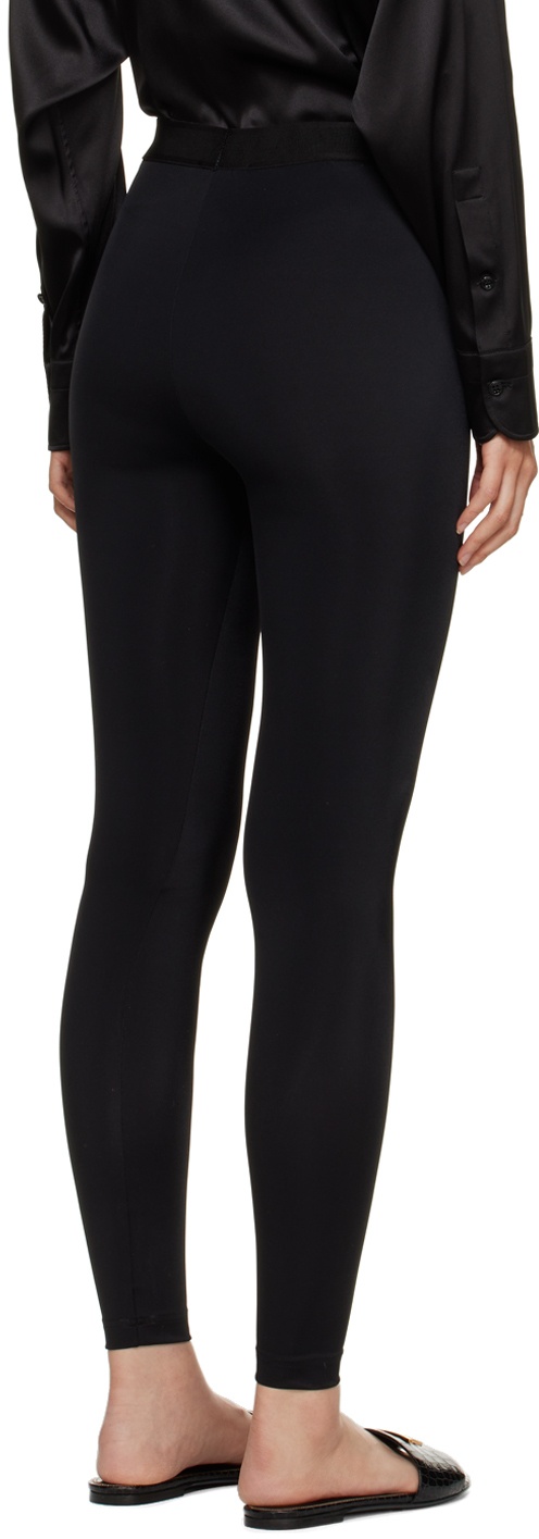 TOM FORD Jacquard-trimmed stretch-jersey leggings
