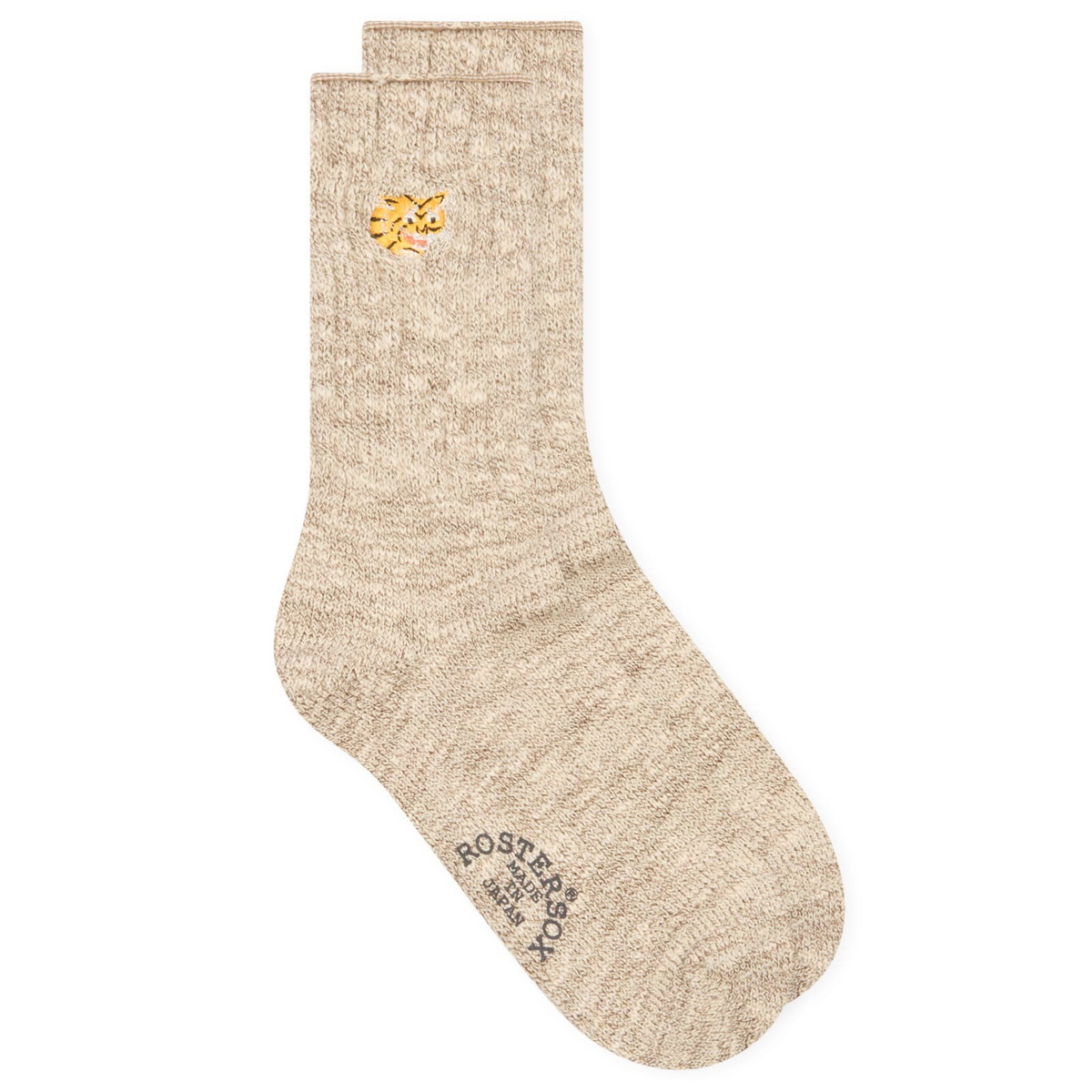 Rostersox B Tiger Socks in Beige