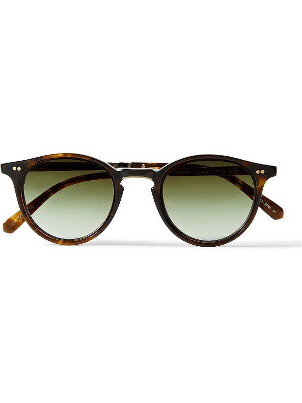 Photo: Mr Leight - Marmont S Round-Frame Tortoiseshell Acetate and Gold-Tone Sunglasses