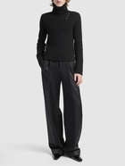 SAINT LAURENT - Tux Wool Pants W/ Side Bands