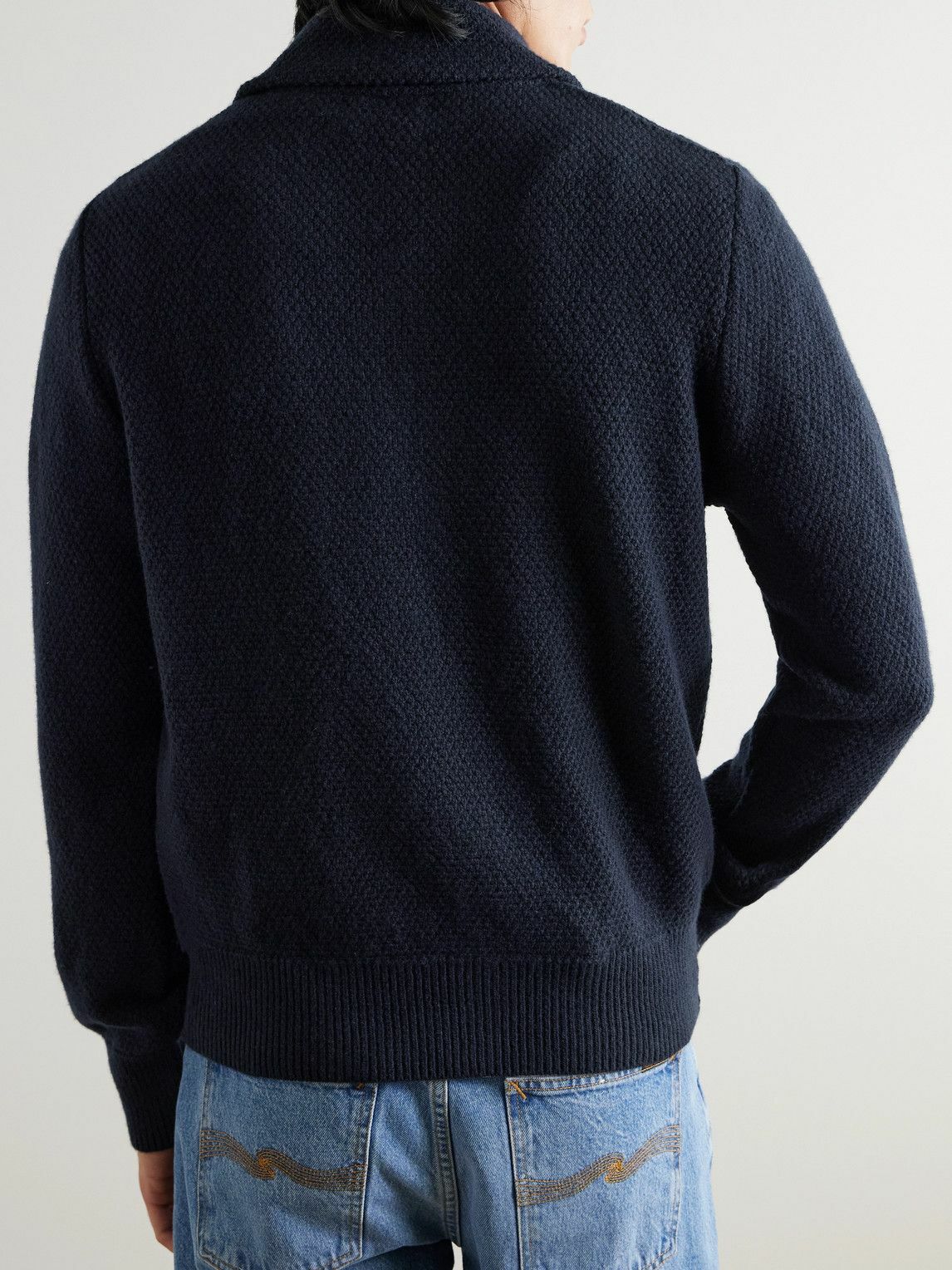 Oliver Spencer - Britten Wool Cardigan - Blue