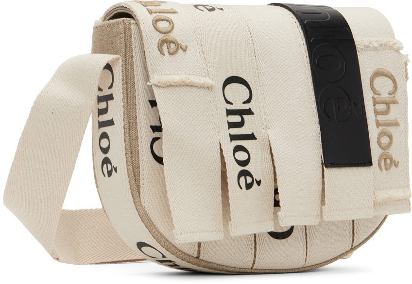 Chloé Beige Woody Shoulder Bag