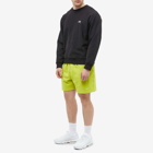 Nike Men's Solo Swoosh Short in Bright Cactus/White