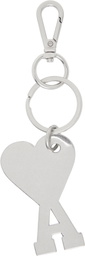 AMI Paris Silver Ami de Coeur Keychain