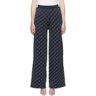 Stella McCartney Blue Monogram Lounge Pants