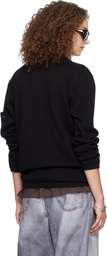 Stone Island Black 5100024 Micro Stitch Soft Organic Cotton Polo