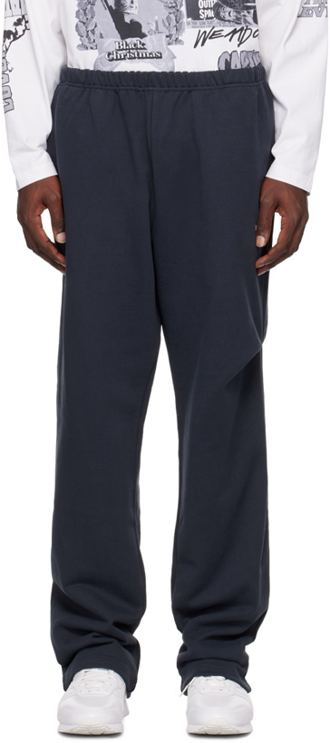 Photo: We11done Navy Wide Lounge Pants