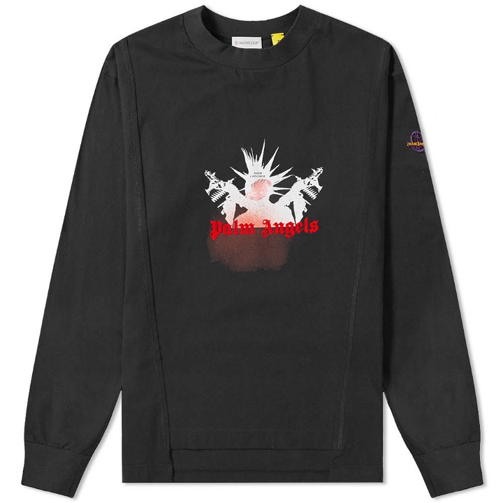 Photo: Moncler Genius - 8 Moncler Palm Angels Long Sleeve Tee