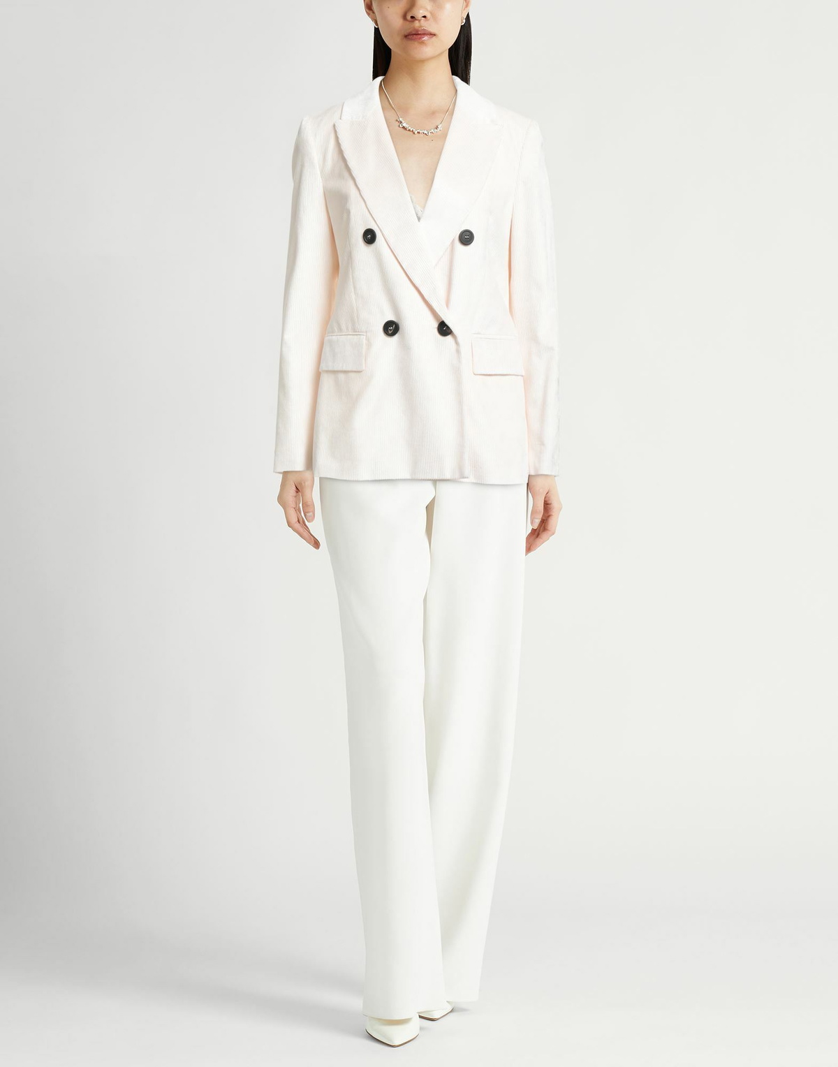 Peserico Womens Blazer Cream