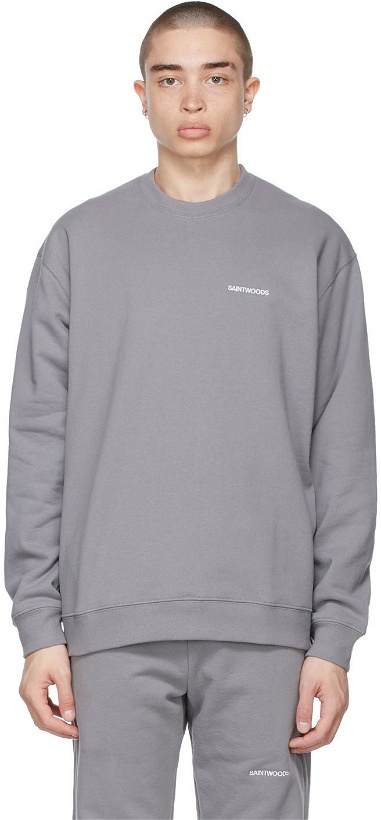 Photo: Saintwoods Grey Logo Sweatshirt