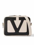 Valentino Garavani - Viva Superstar Two-Tone Leather Messenger Bag