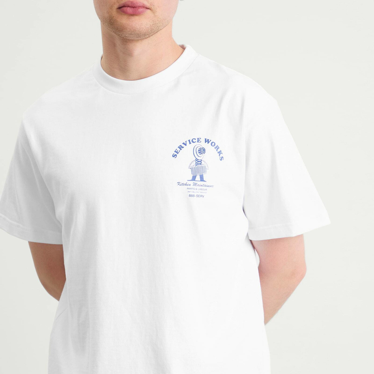 Service Works Men's Maintenance T-Shirt in White