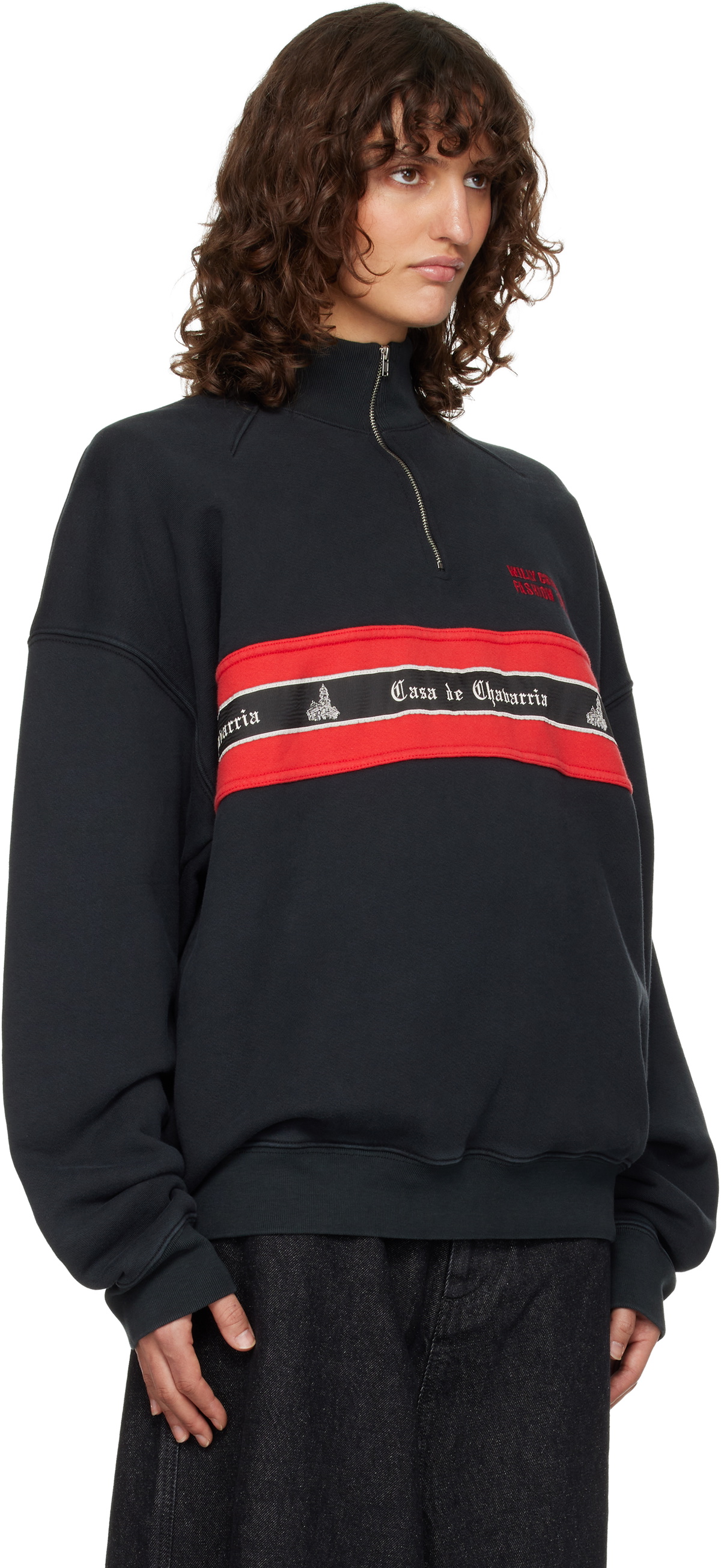 WILLY CHAVARRIA Black 'Casa De Chavarria' Gilroy Sweatshirt