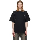 We11done Black Hook & Eye T-Shirt