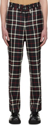 Marni Black Check Trousers