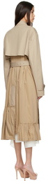 Commission Beige Cotton Trench Coat