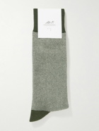 Mr P. - Birdseye Cotton-Blend Socks