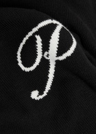 Picante Gallery Knit Cotton Jumper Black