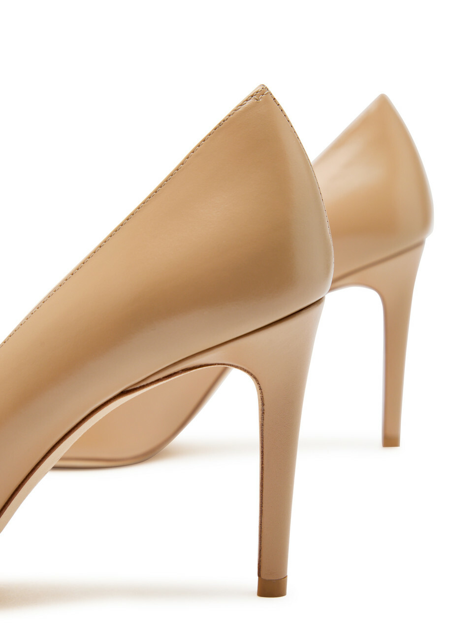 Stuart Weitzman Stuart Power 85 Leather Pumps