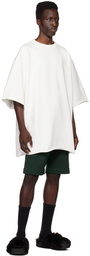 Dries Van Noten White Raw Edge T-Shirt