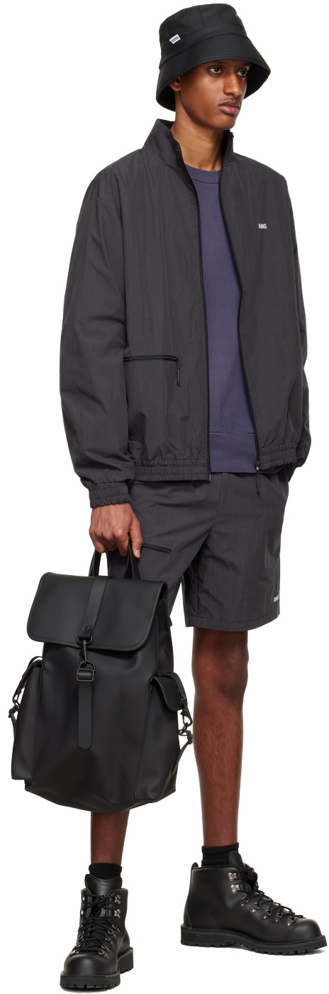 Large Rains Backpack RAINS Black Rucksack Large Backpack Rains