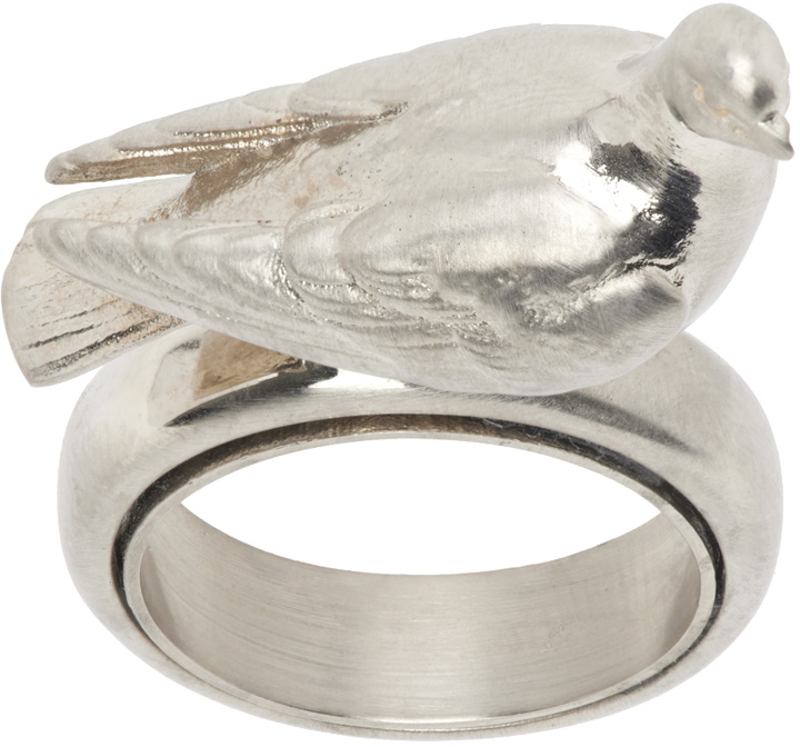 Photo: JW Anderson Silver Pigeon Ring