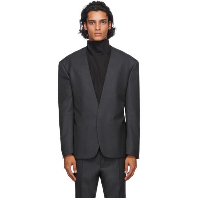Zegna single-breasted wool suit - Grey