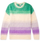 Isabel Marant - Drussellh Striped Mohair-Blend Sweater - Neutrals