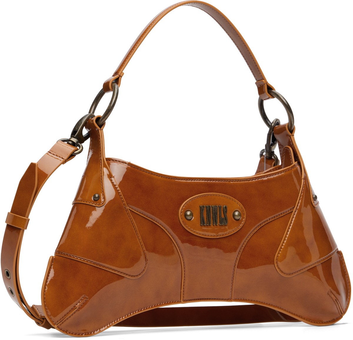 KNWLS Tan Razr Bag