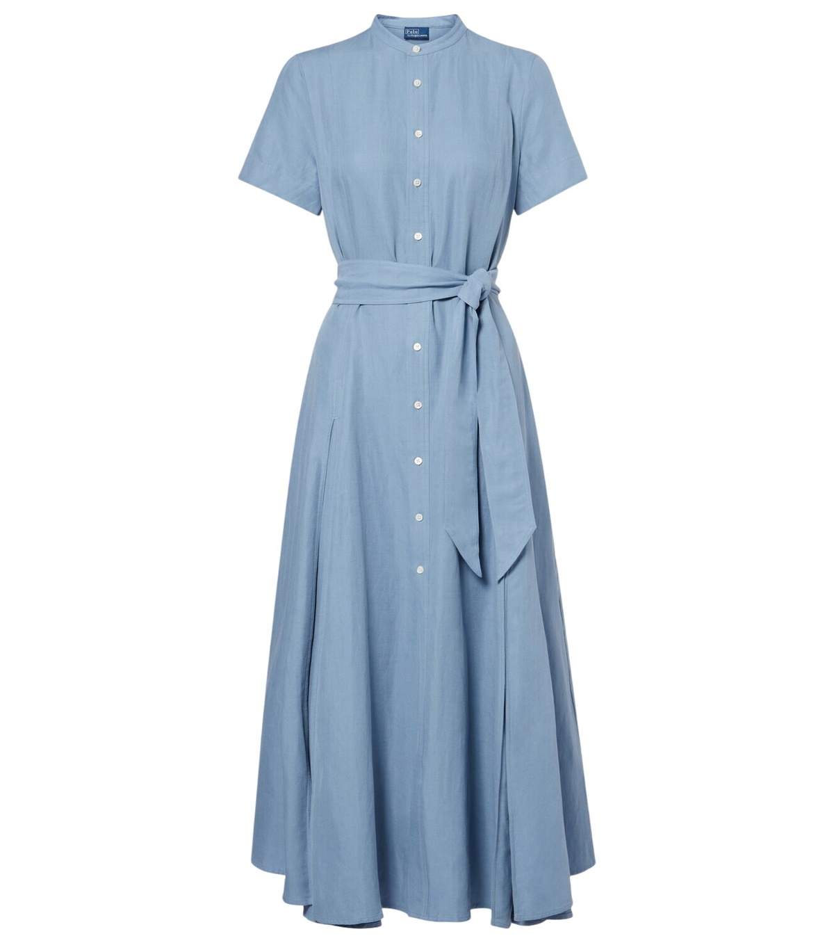 Polo Ralph Lauren Stretch Cotton Long Dress With Logo Polo Polo Ralph Lauren Stretch Cotton Long Dress With Logo Polo