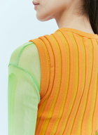 Paula Canovas del Vas Knit Bubble Cut-Out Vest