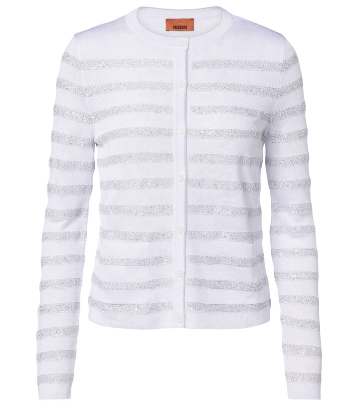 Photo: Missoni Sequined striped cardigan