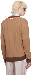 Gucci Brown Camel Hair Cardigan