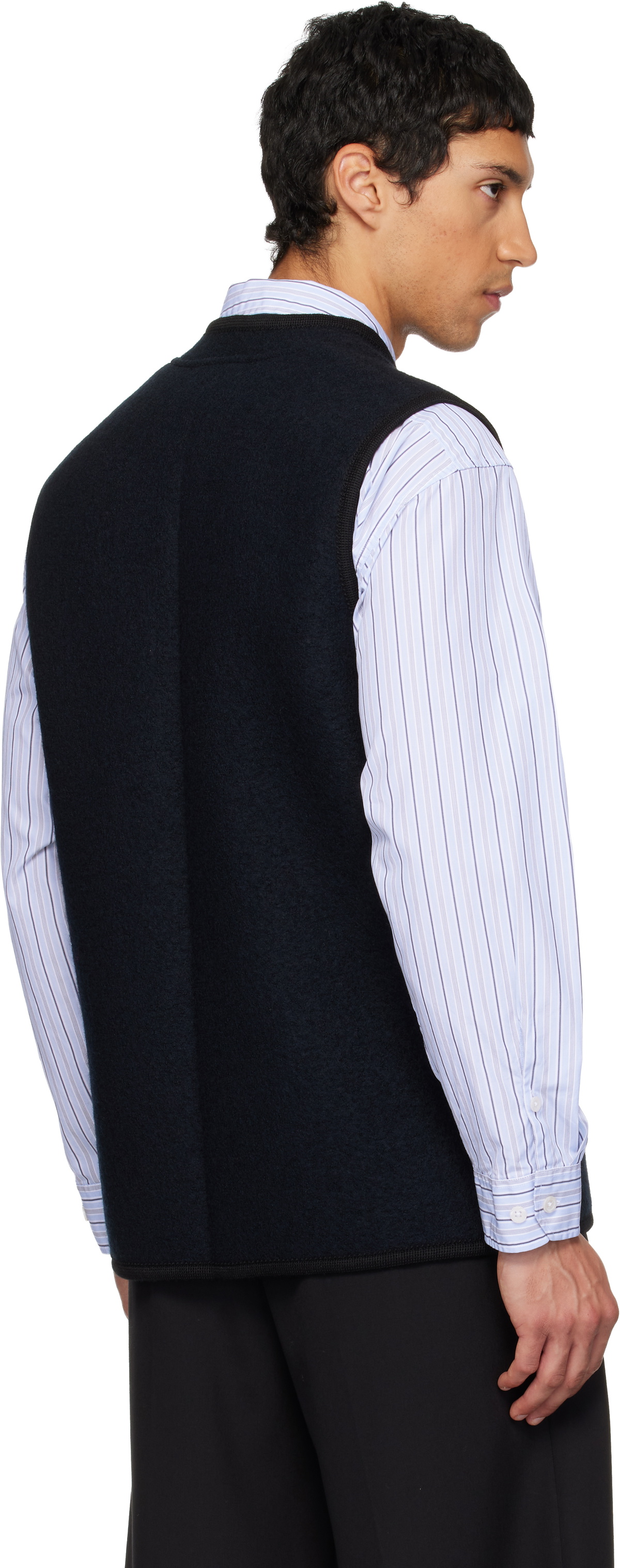 Rier SSENSE Exclusive Navy Walker Vest