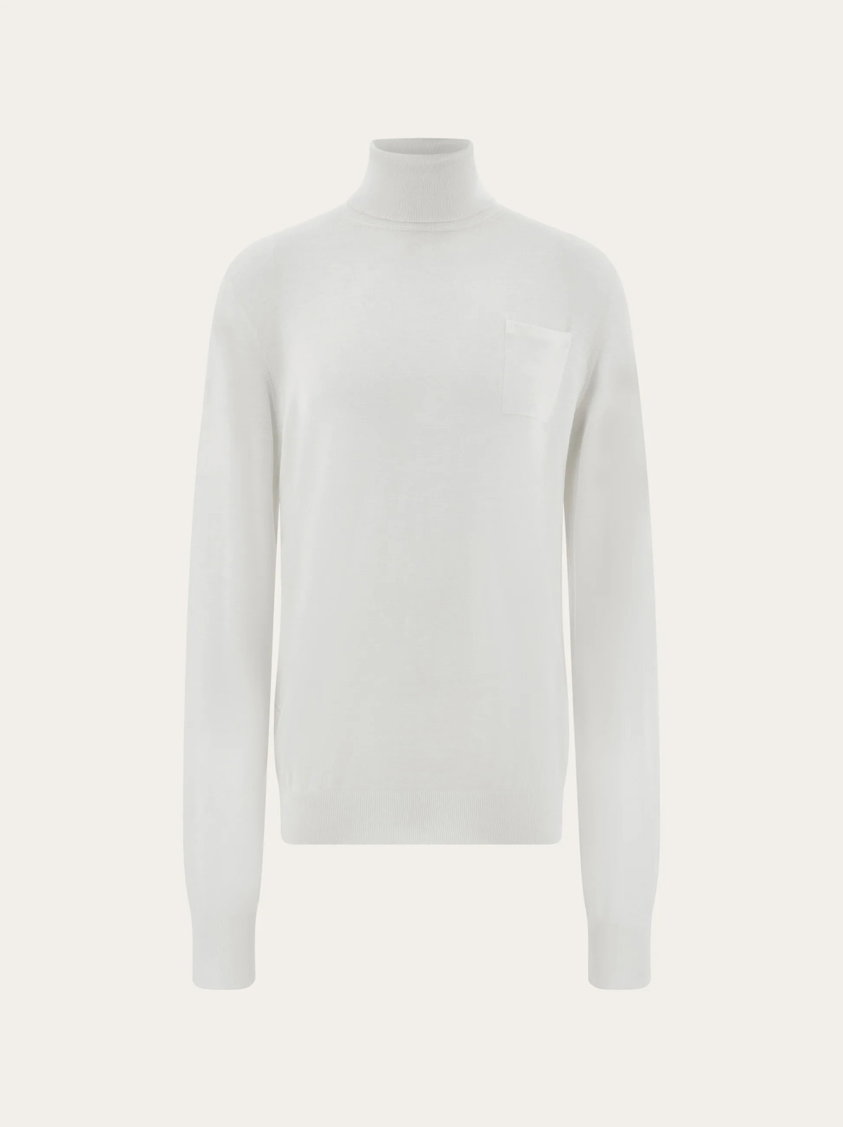 Ferragamo Mens Turtleneck in White