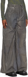 Eckhaus Latta Gray Printed Trousers