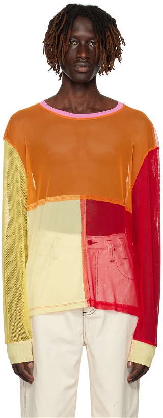 Photo: Eckhaus Latta SSENSE Exclusive Multicolor Long Sleeve T-Shirt