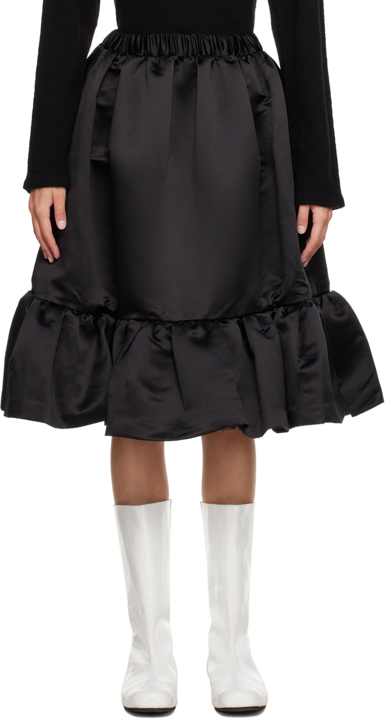 Comme Des Garcons Girl Stripe Pleated Skirt Skirts 600048002blk main image 1