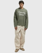 Reternity ATELIER KNIT JERSEY Green Mens Longsleefe