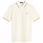 Comme des Garçons SHIRT Men's x Fred Perry Polo Shirt in Peach