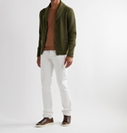 TOM FORD - Ribbed Cashmere Cardigan - Green