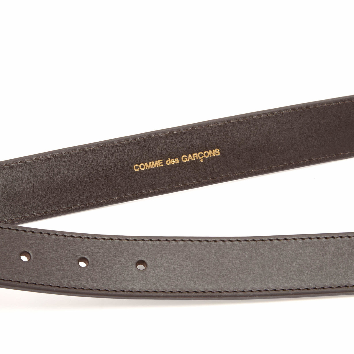 Comme des Garçons Wallet Classic Leather Belt in Brown