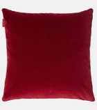 Etro Embroidered cotton-blend cushion